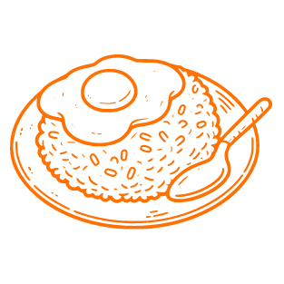 Fried Rice Ornament